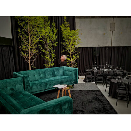VINTI Sofa 3 Seater - Green Velvet