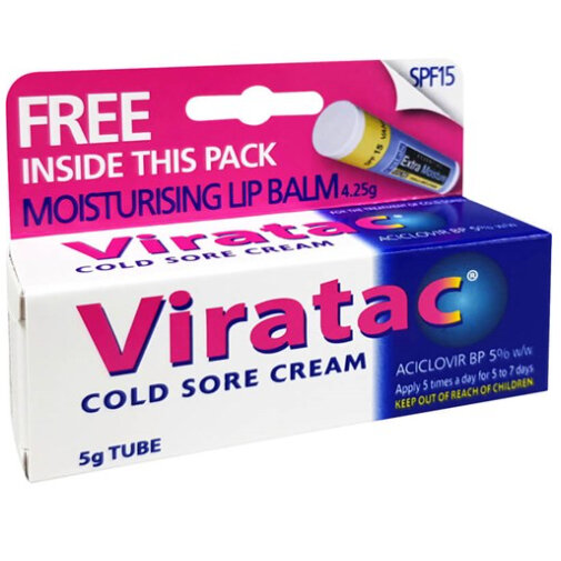 VIRATAC Cold Sore Cream 5% 5g