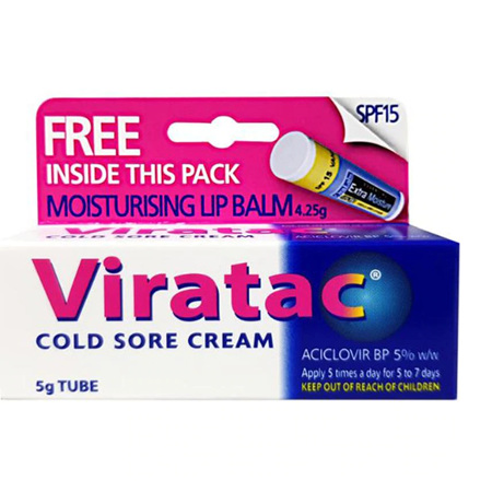 VIRATAC Cold Sore Cream +Lip Balm