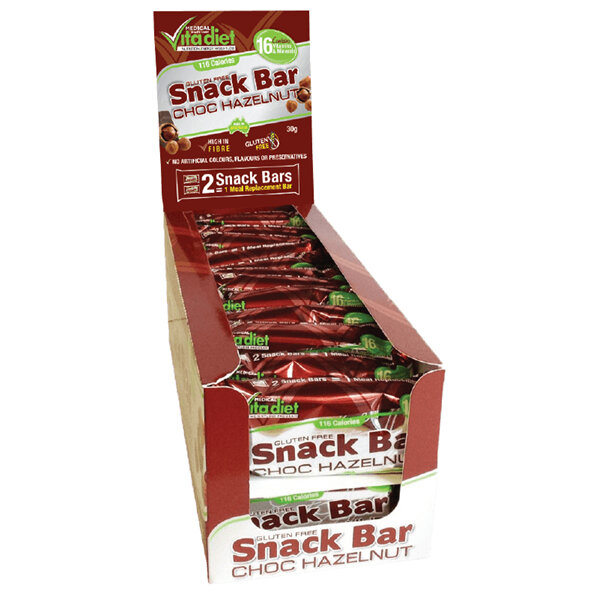 VITA DIET Chocolate Hazelnut Snack Bar 24 Pack