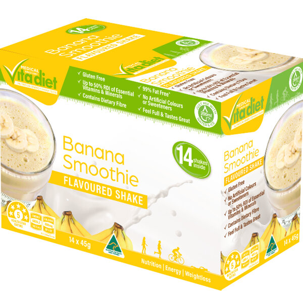 VITA DIET - SALE! ,Banana Shakes 14 sachets
