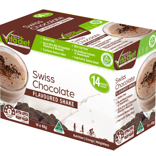 VITA DIET - SALE! ,Swiss Chocolate 14 sachets