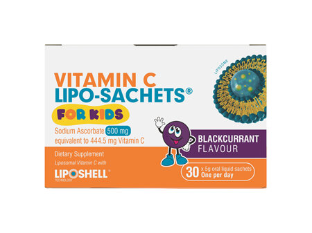 Vitamin C Lipo-Sachet for Kids 500mg, 5g, 30's, Blackcurrant