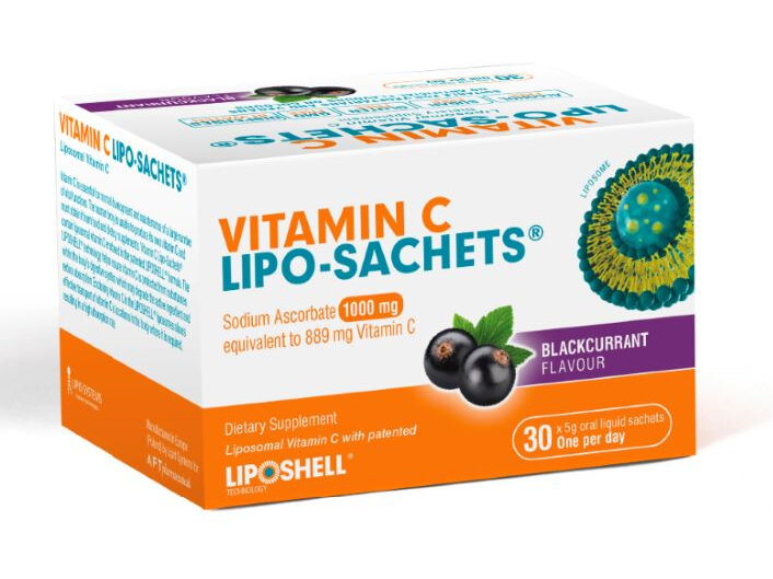 Vitamin C Lipo-Sachets Blackcurrant 30 Sachets