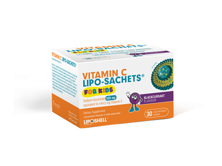 Vitamin C Lipo-Sachets for Kids Blackcurrant 30 Sachets