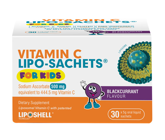 Vitamin C Lipo-Sachets®  for Kids Blackcurrant 30s
