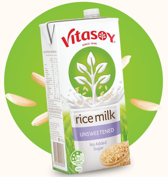 Vitasoy Unsweetened Rice Milk 1L
