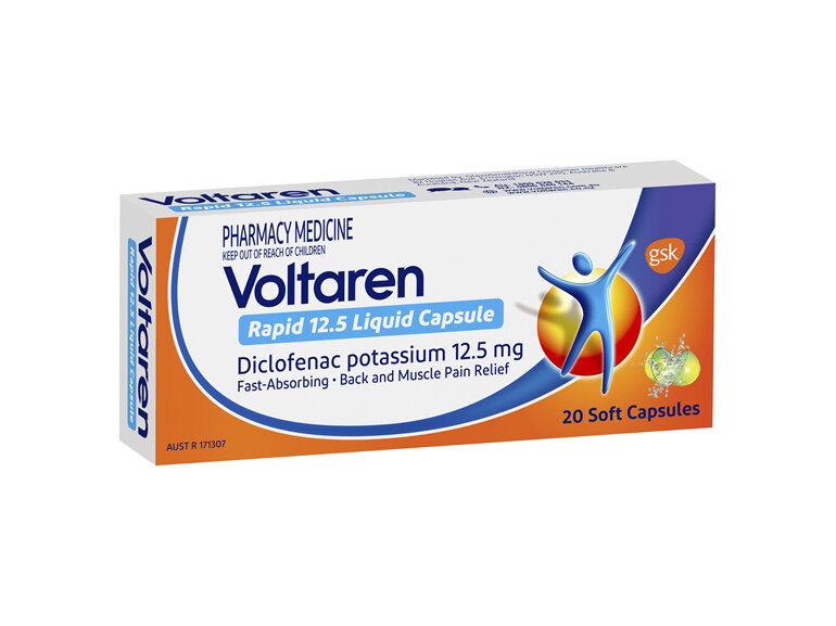 Volatren Rapid 12.5mg Liquid Capsules 20