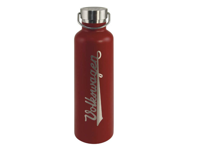 Volkswagen VW Stainless Steel Thermal Drinking Bottle, hot/cold, 735ml - red