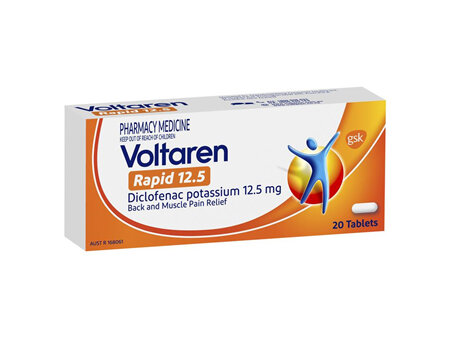 Voltaren Rapid 12.5mg Tablets 20