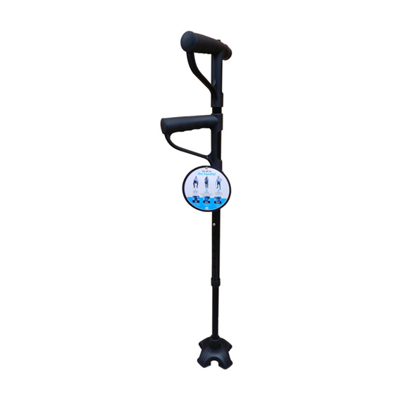 Walking Stick Adjustable with 2 handles with torch 72 - 94cm