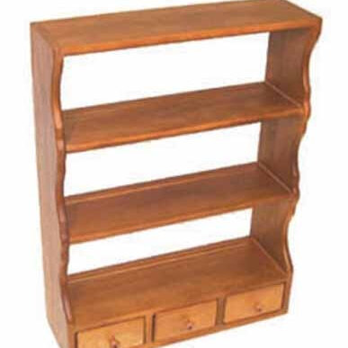 Wall Shelf with Drawers