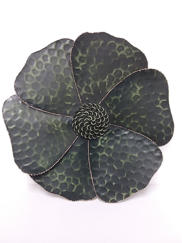 #wallhanging#plate#lotus#flower#green#gold
