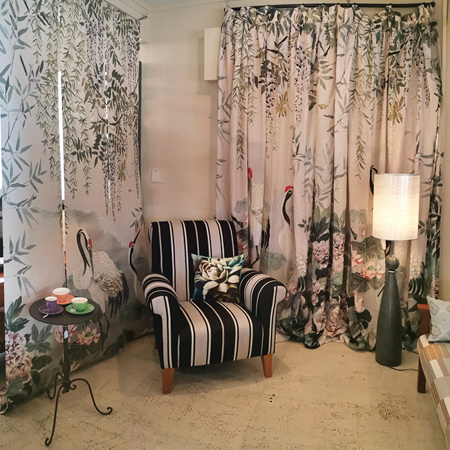 Wallpaper & Curtain Fabric - Mizu Garden