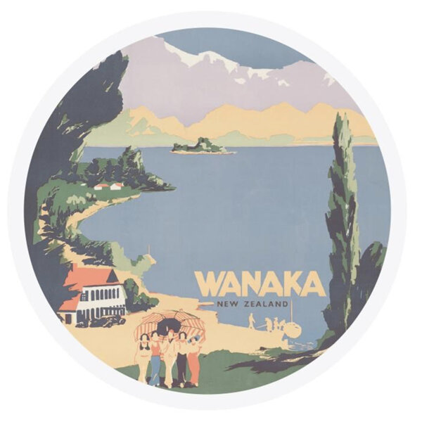 Wanaka Tourist Ceramic Coaster