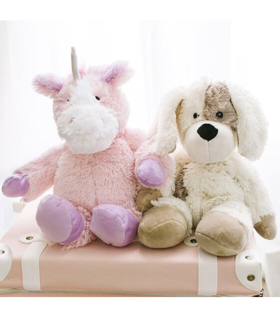 Warmies Heatable Weighted Plush Sparkly Pink Unicorn