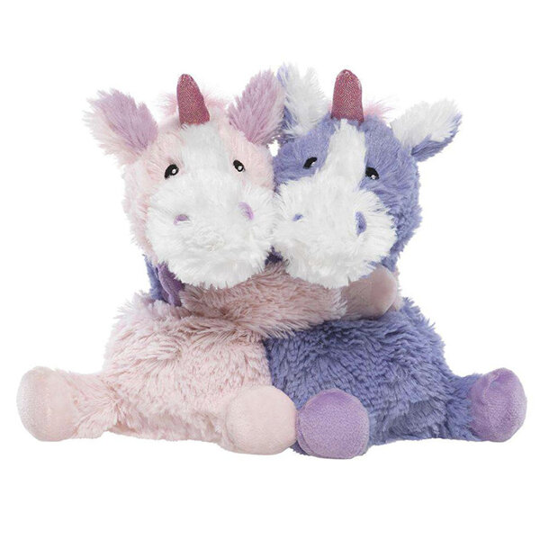 Warmies Warm Hugs Duo Plush Heatable Weighted Unicorn