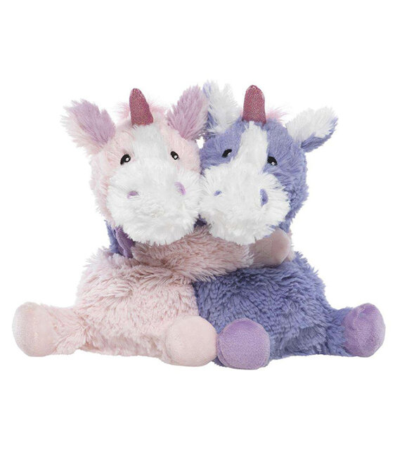 Warmies Warm Hugs Duo Plush Heatable Weighted Unicorn