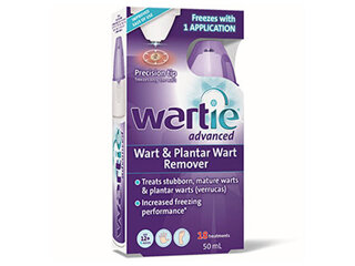 Wartie Advanced Wart & Plantar Wart Remover 50mL