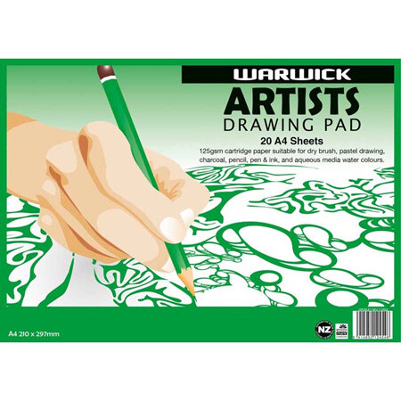 Warwick A4 Drawing Pad - 20 page