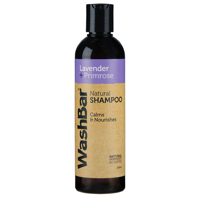 WashBar Natural Shampoo Lavendar + Primrose 250ml