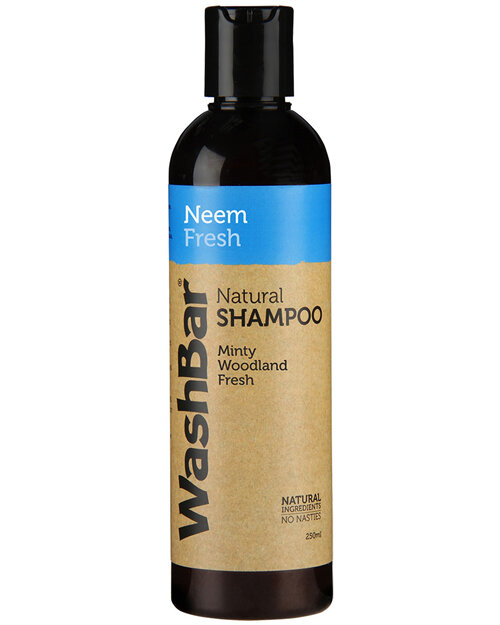 WashBar Natural Shampoo Neem Fresh 250ml