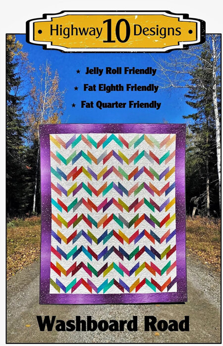 Washboard Road Quilt Pattern by Highway 10 Designs