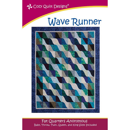 Wave Runner Quilt Pattern from Cozy Quilt Designs