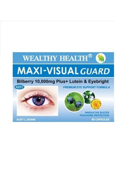 Wealthy Health Maxi-Visual Guard 60 Capsules