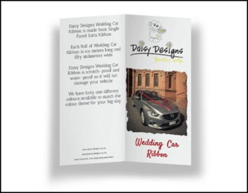 Wedding Car Ribbon Brochure