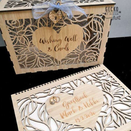 Wedding Card Box & Guest Book