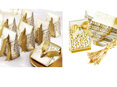 Wedding Favour boxes - gold and silver