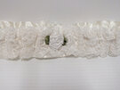 wedding#accessories#bridal#garter#white