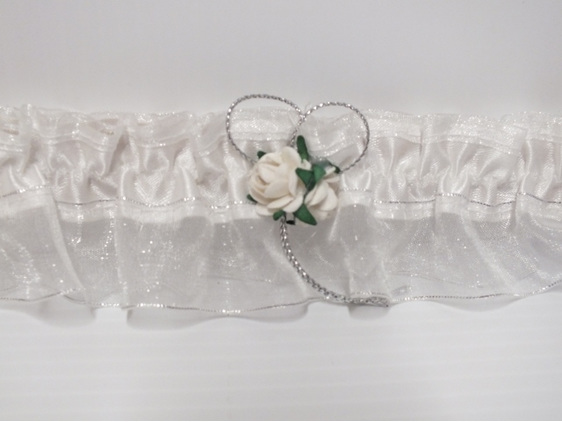 wedding#accessories#bridal#garter#white