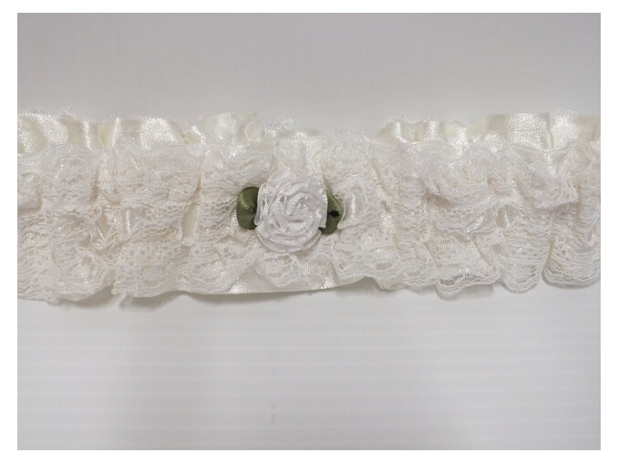 wedding#accessories#bridal#garter#white