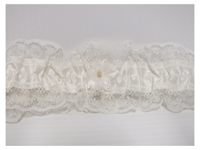 wedding#accessories#bridal#garter#white