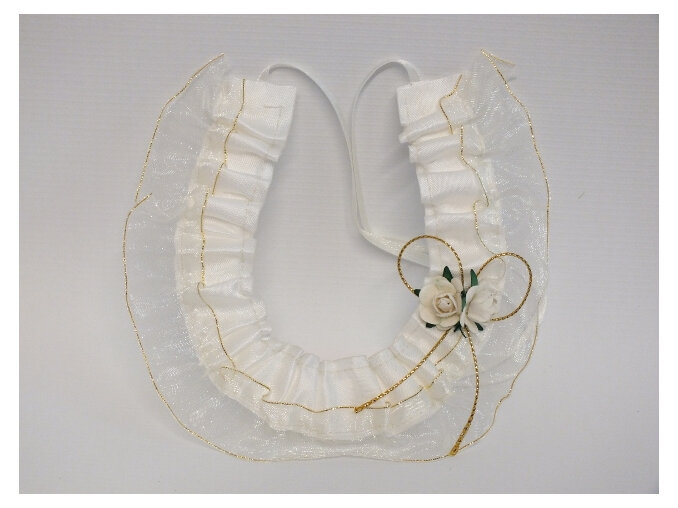 wedding#accessories#bridal#horseshoe#cream