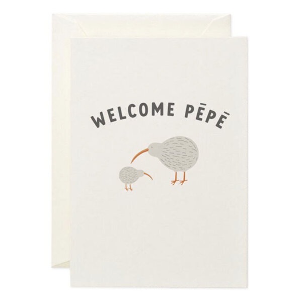 Welcome Pepe - Baby Card   by Toodles Noodles