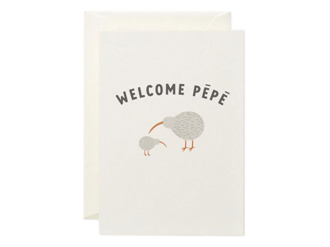 Welcome Pepe - Baby Card by Toodles Noodles