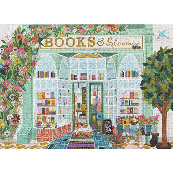 Werkshoppe 1000 Piece Jigsaw Puzzle Books & Blooms