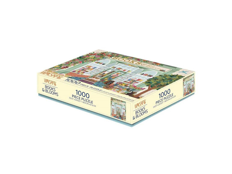 Werkshoppe 1000 Piece Jigsaw Puzzle Books & Blooms bookshop