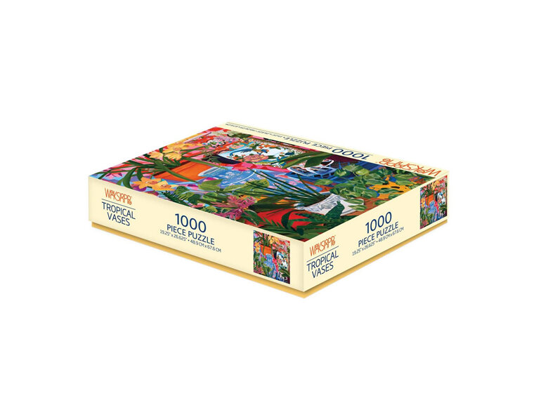 Werkshoppe 1000 Piece Jigsaw Puzzle Tropical Vases