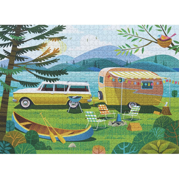 Werkshoppe 1000 Piece Puzzle Happy Camper