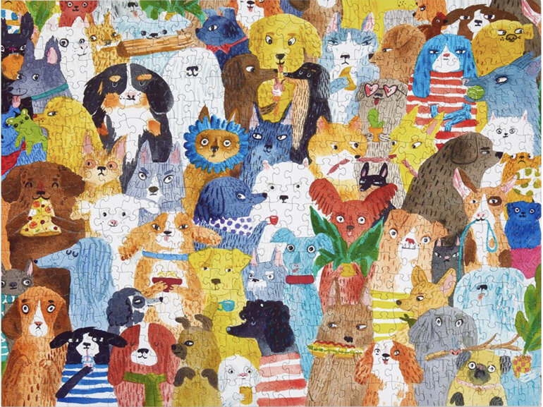 Werkshoppe 500 Piece Jigsaw Puzzle Doggie Day Care