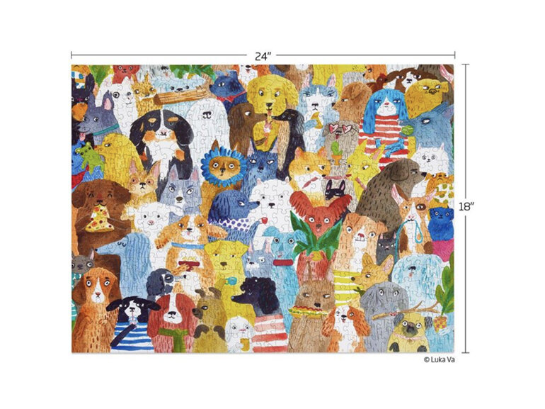 Werkshoppe 500 Piece Jigsaw Puzzle Doggie Day Care