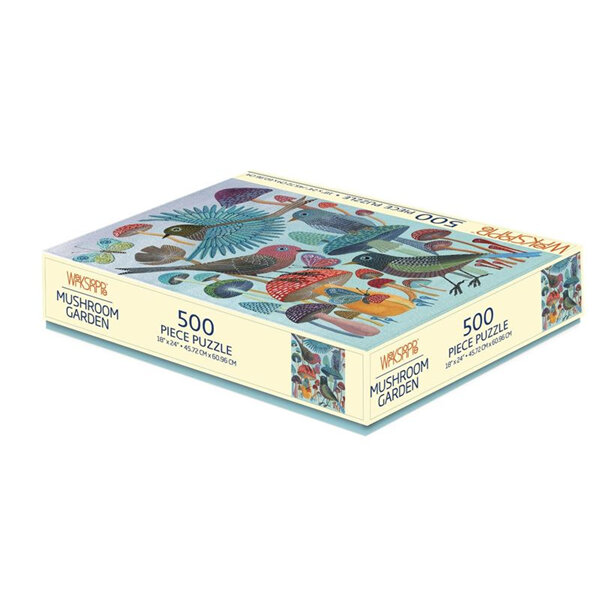 Werkshoppe 500 Piece Jigsaw Puzzle Mushroom Garden