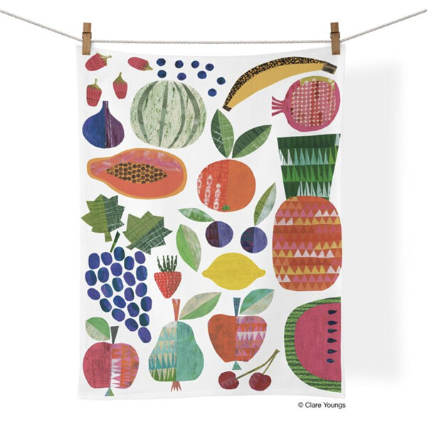 Werkshoppe Cotton Tea Towel Fruit Stand