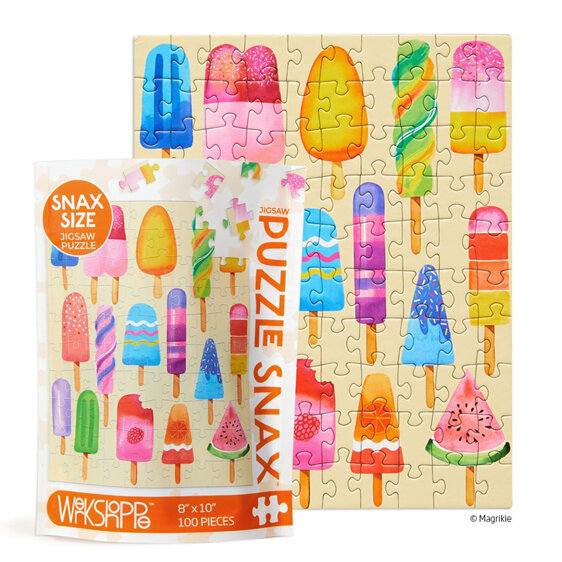 Werkshoppe Snax Size 100 Piece Jigsaw Puzzle Popsicle Party