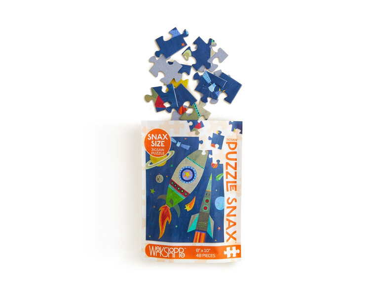 Werkshoppe Snax Size 48 Piece Jigsaw Puzzle Outer Space kids rocket