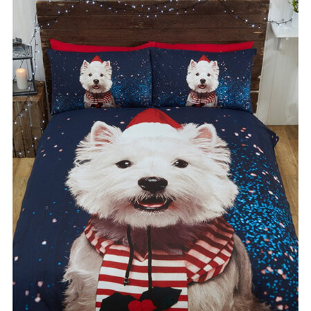 Westie Dog Duvet Cover Set